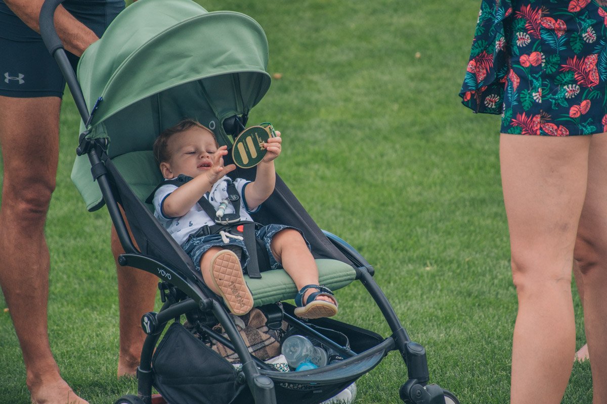 Кроме этого, символический забег организовали и для самых маленьких участников ивента