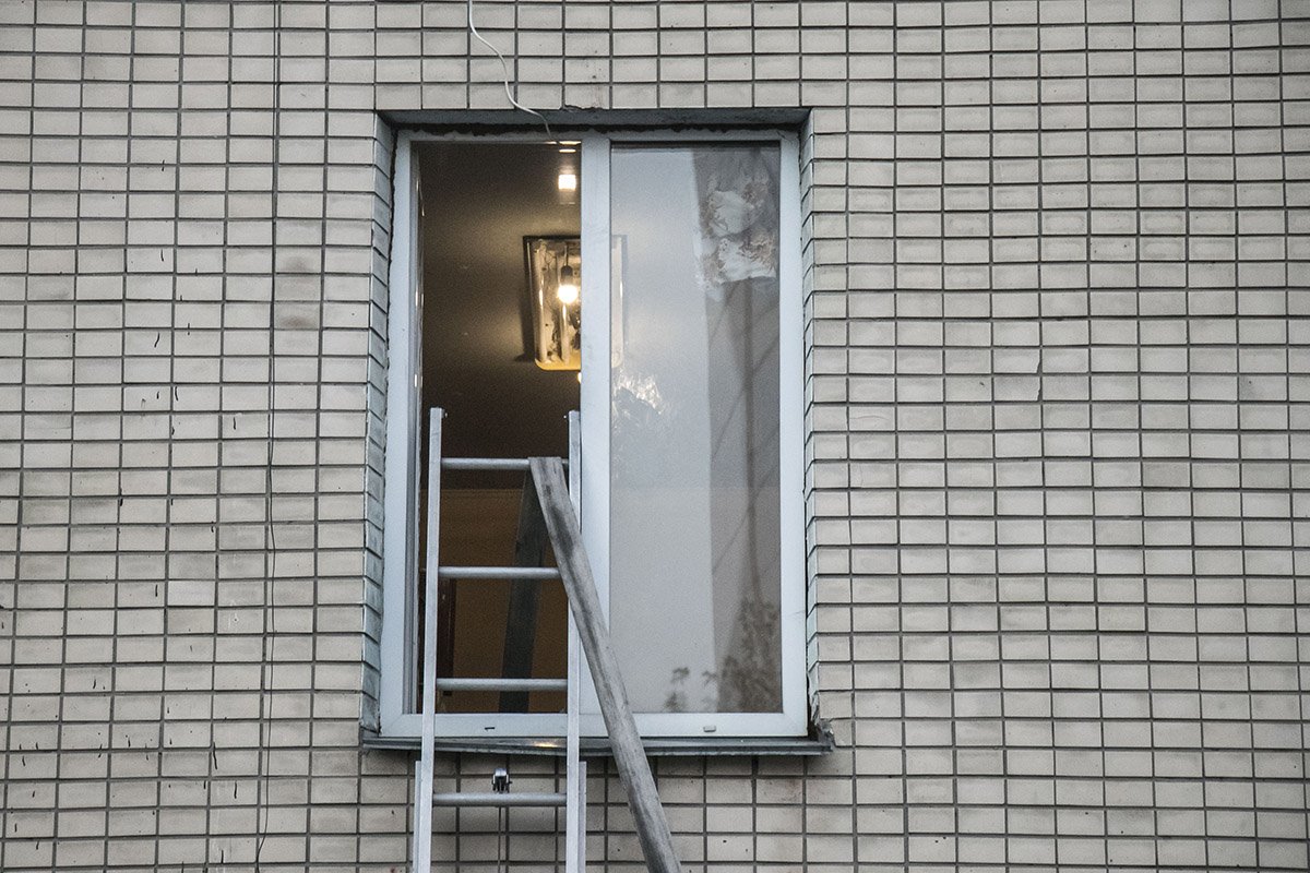 15 июля в Киеве на улице Кибальчича, 11б произошел пожар