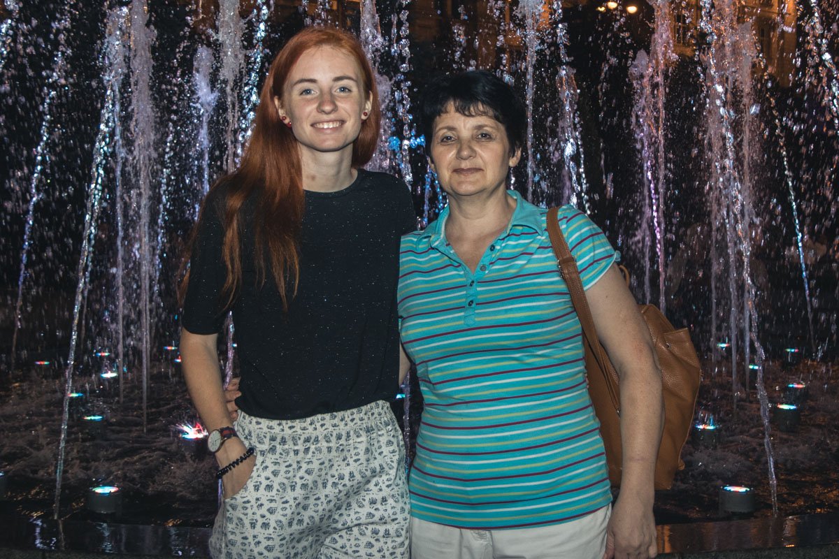 Семейный отдых у фонтанов