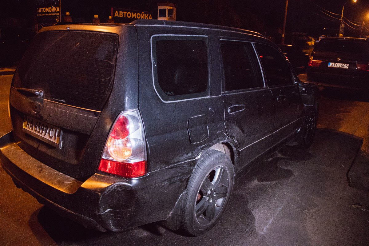 Авария произошла около 21:30