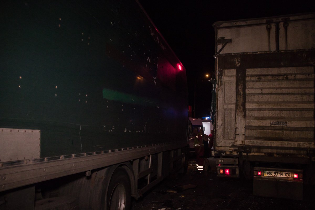 Водитель MAN чудом остался жив