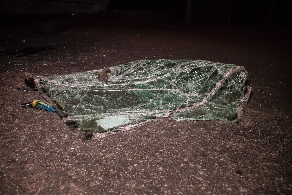 Авария произошла около 1:10