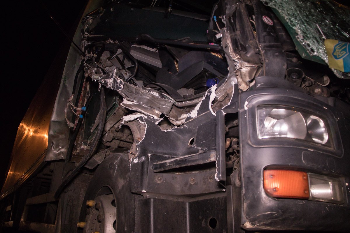 К счастью, водитель Scania не пострадал