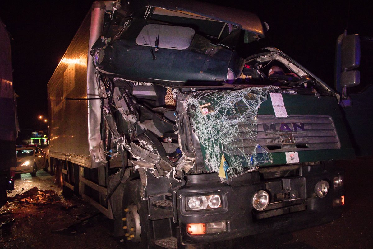 MAN получил серьезные повреждения