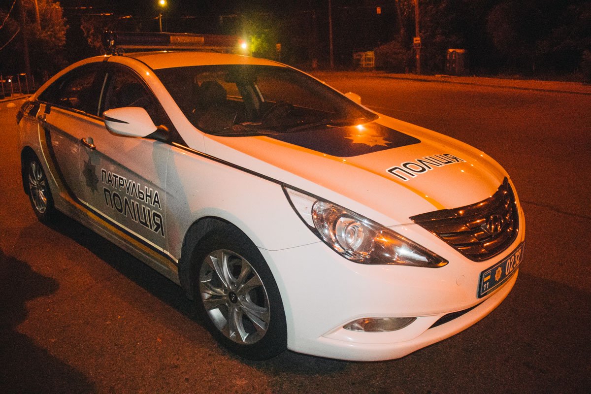 На место прибыл экипаж патрульной полиции