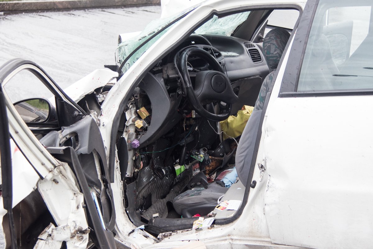 Тормозных путей на дороге не оказалось, произошло столкновение лоб в лоб