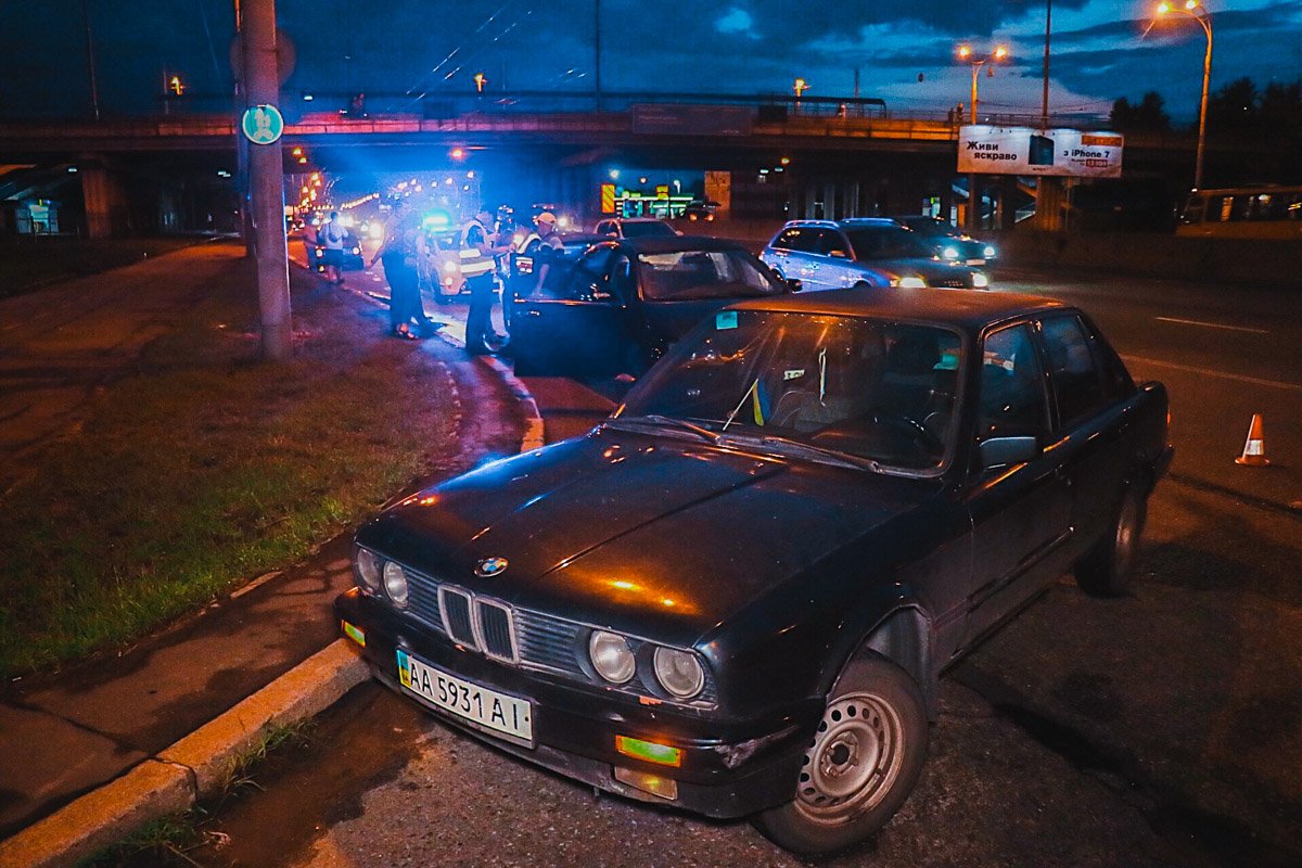 18 июля в Киеве на проспекте Ватутина произошло ДТП