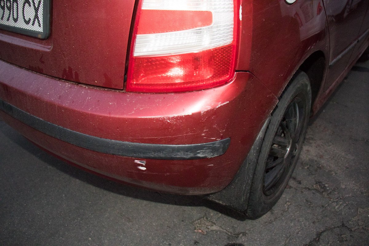 Автомобиль получил серьезные повреждения