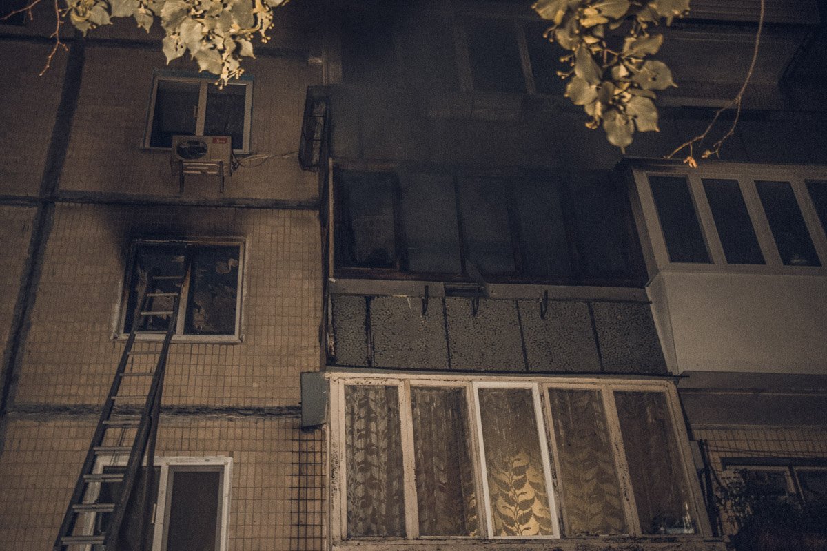 На улице Рокоссовского, 3В произошел пожар