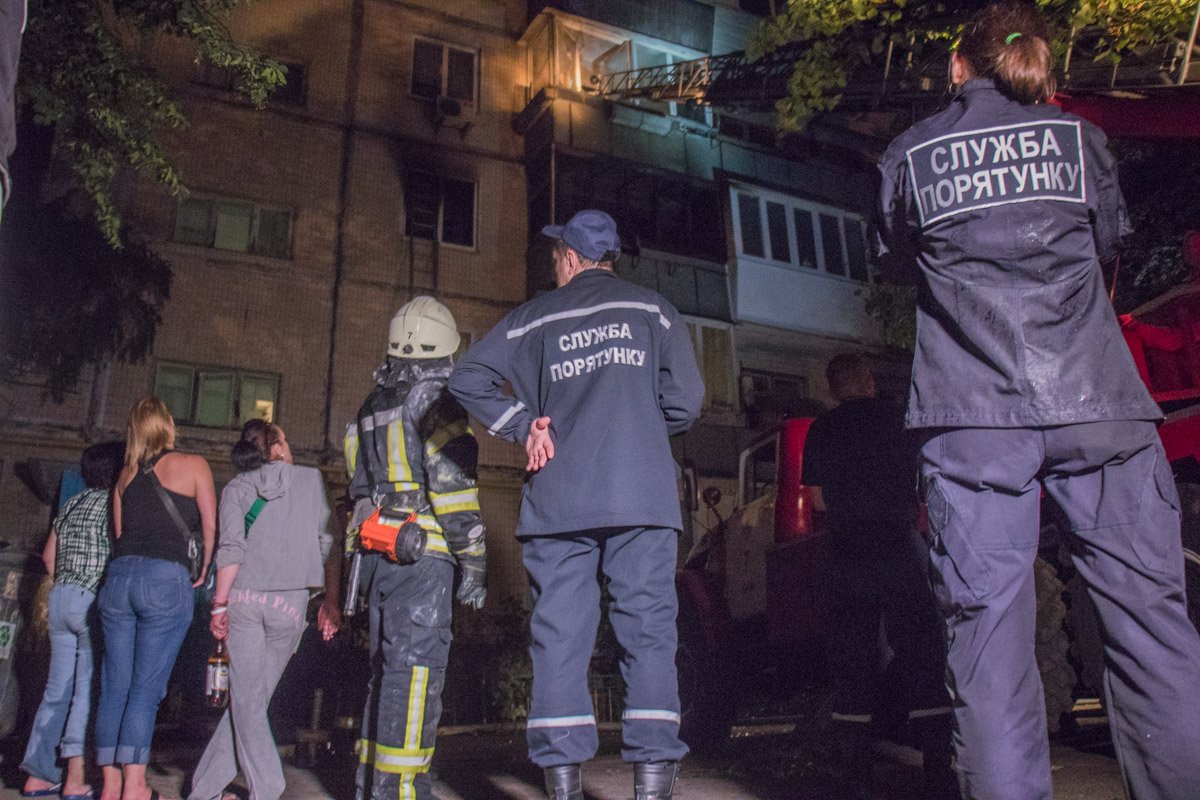 Квартира сгорела полностью