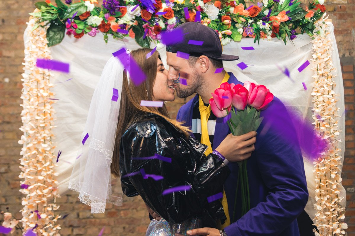 А вот и свадьба счастливых "лобстеров"!