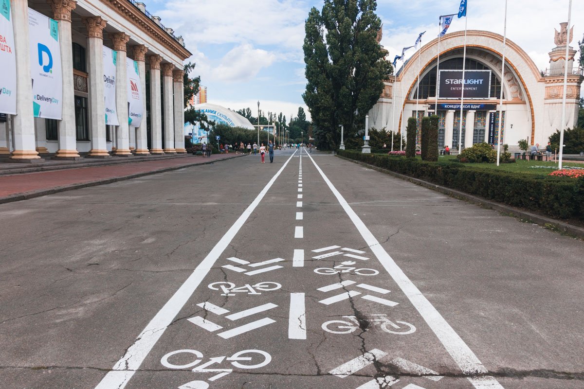 На ВДНГ открыли новые велодорожки 