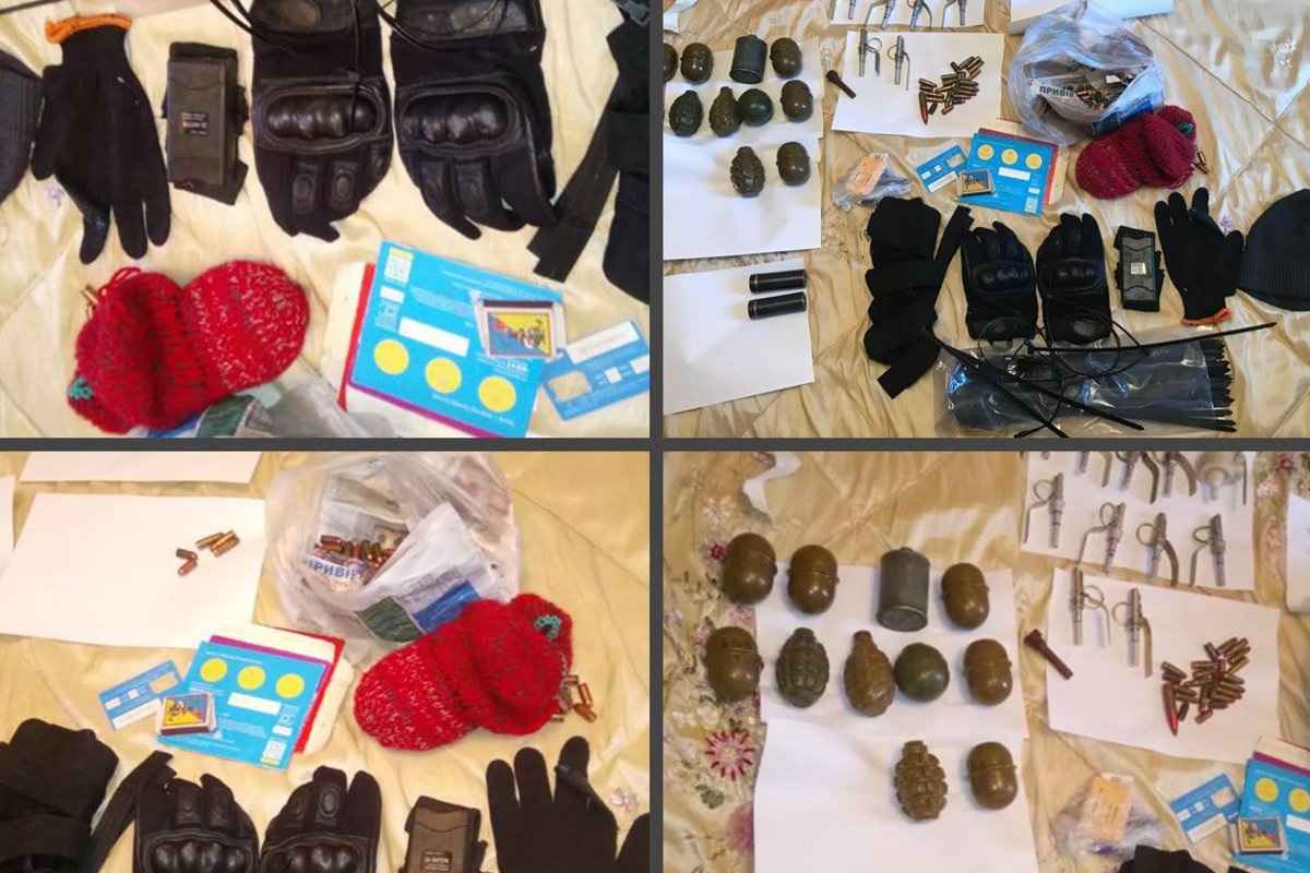 Арсенал изъяли в одной из квартир Киева Арсенал изъяли в одной из квартир Киева