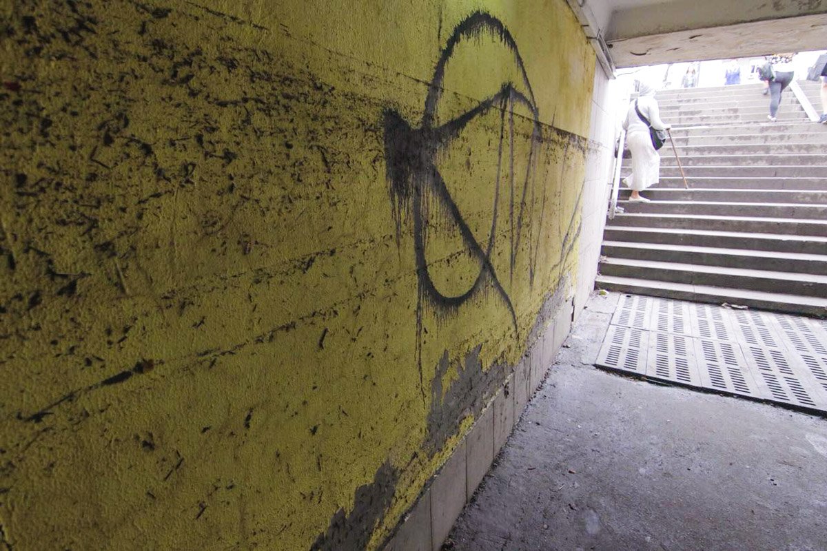 Как выглядит подземный переход на "Шулявской" в Киеве после потопа 9