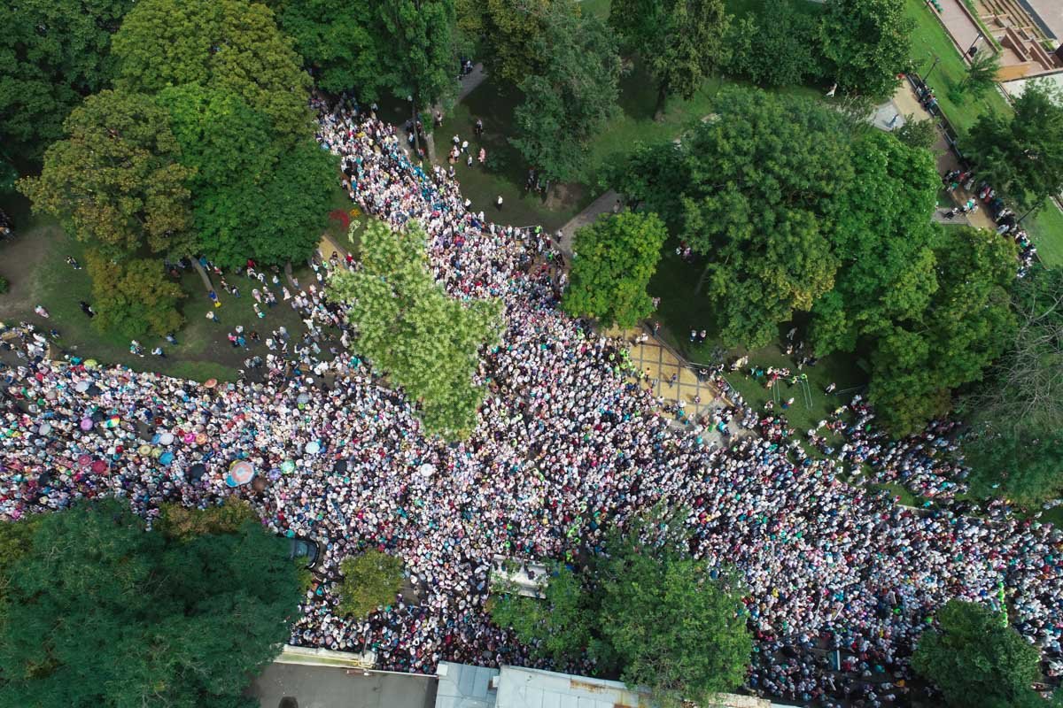 С высоты все выглядит еще масштабнее