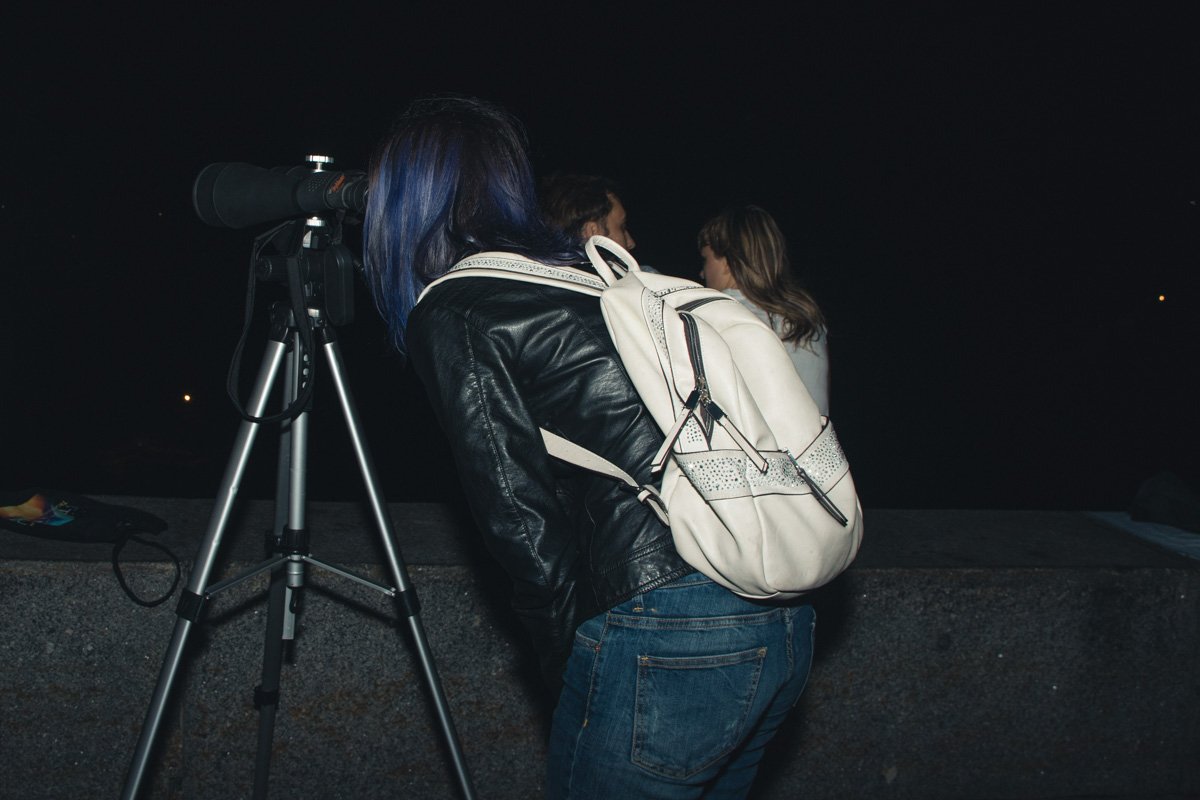 Астрономы-любители из клуба «Астрополис» установили здесь два телескопа