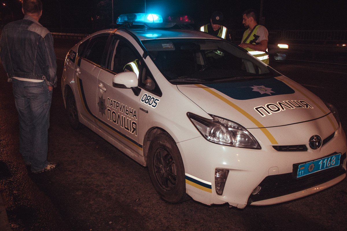 На месте работала патрульная полиция На месте работала патрульная полиция