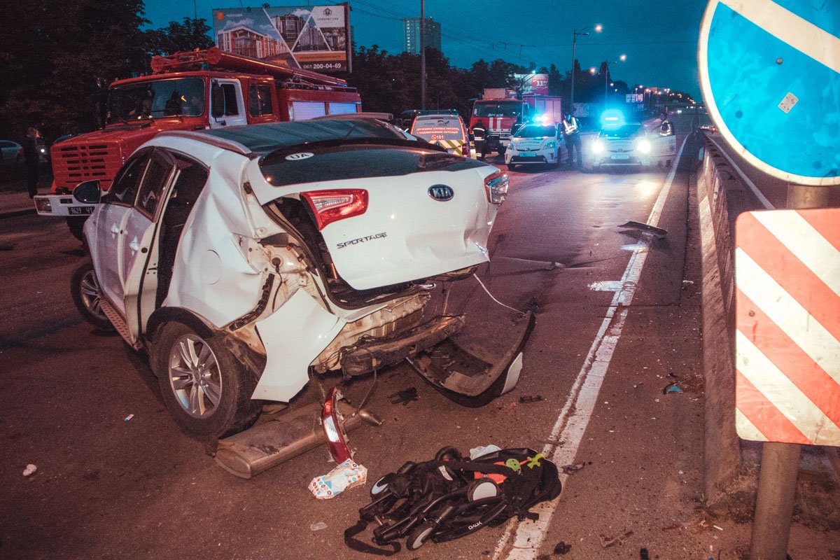 В момент ДТП в KIA находился 4-месячный ребенок