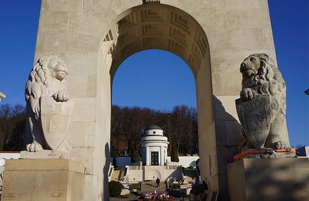 Вандалы разгромили щиты, которые выступали защитой от повреждений для исторических скульптур двух львов Вандалы разгромили щиты, которые выступали защитой от повреждений для исторических скульптур двух львов