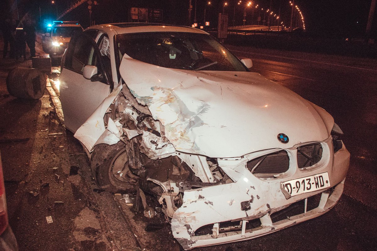 BMW двигался по Гаванскому мосту в сторону правого берега