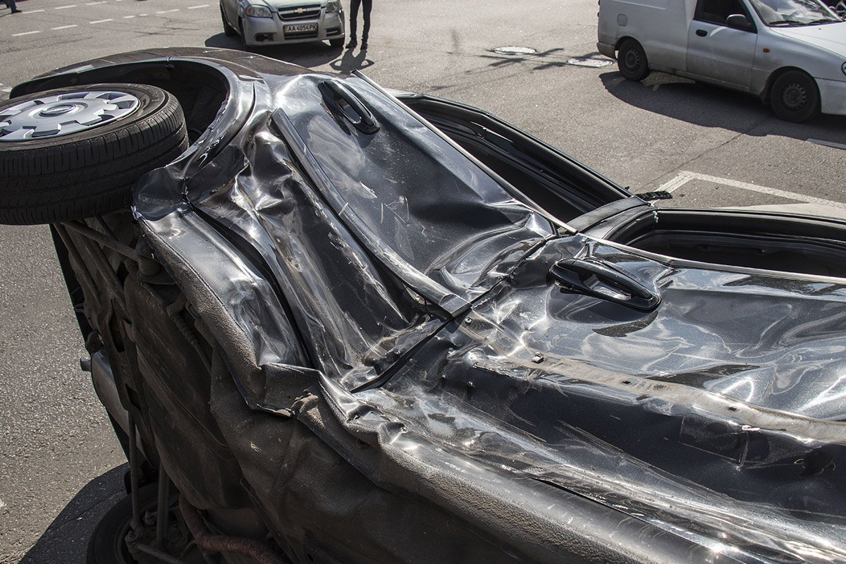 Lacetti получил серьезные повреждения