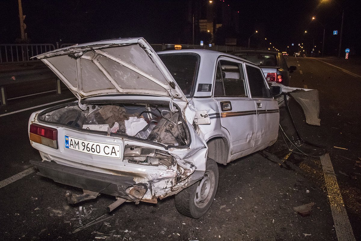 Авария случилась около 23:00 Авария случилась около 23:00