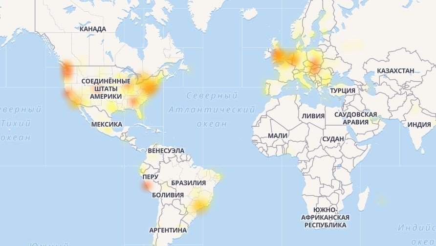 Сбои на сайте Facebook происходят по всему миру Сбои на сайте Facebook происходят по всему миру