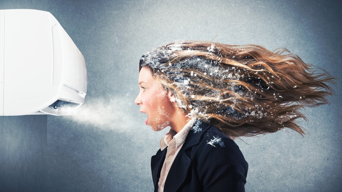 Из-за чрезмерного использования кондиционеров может возникнуть кашель Из-за чрезмерного использования кондиционеров может возникнуть кашель