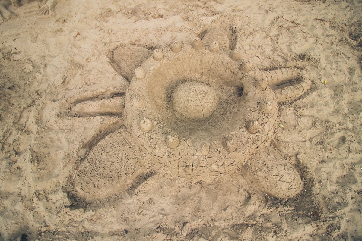 Мероприятие проходило не просто так, а в виде конкурса а рамках фестиваля Sand Fest 2018
