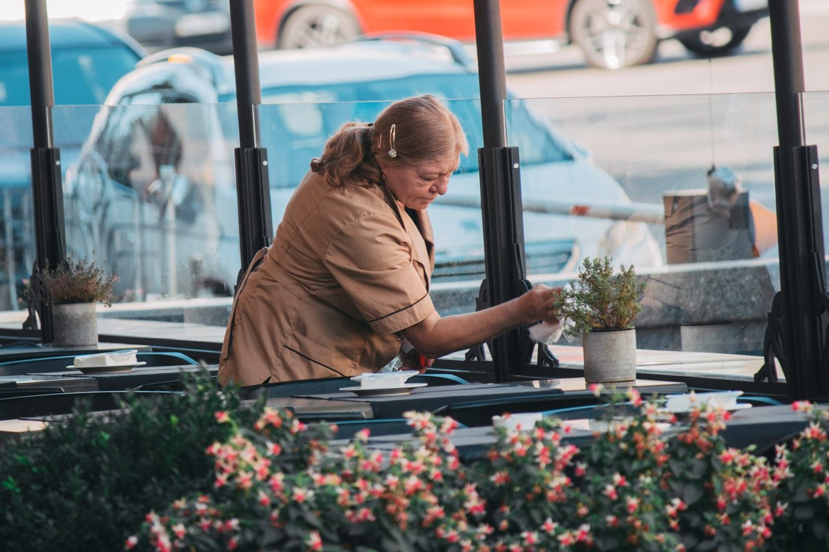 Подготовка к посетителям