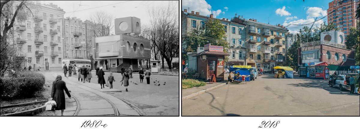 Когда ворота снесли и образовали площадь, которая до сих пор остается очагом интенсивной городской жизни