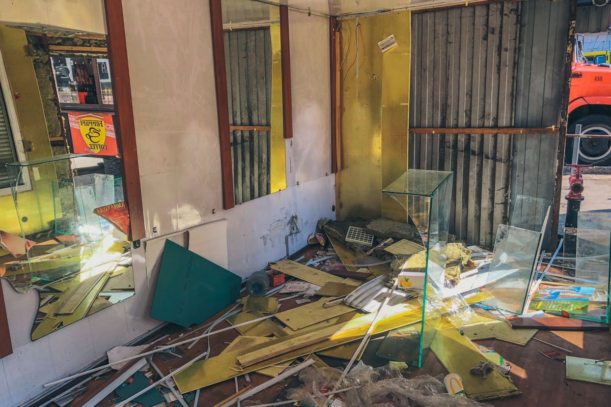 От МАФов остались только горы мусора