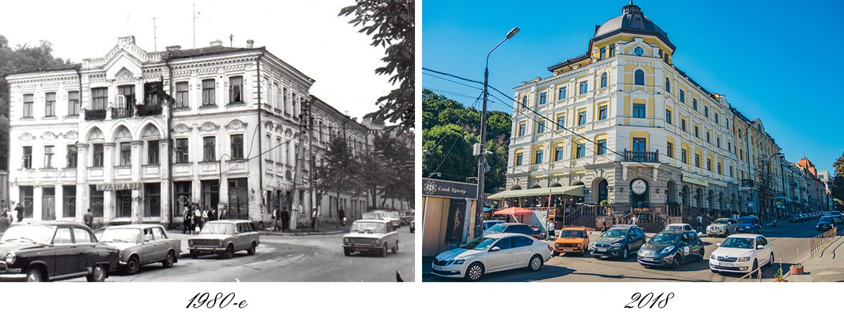 Зданиях сохранились со второй половины ХІХ века