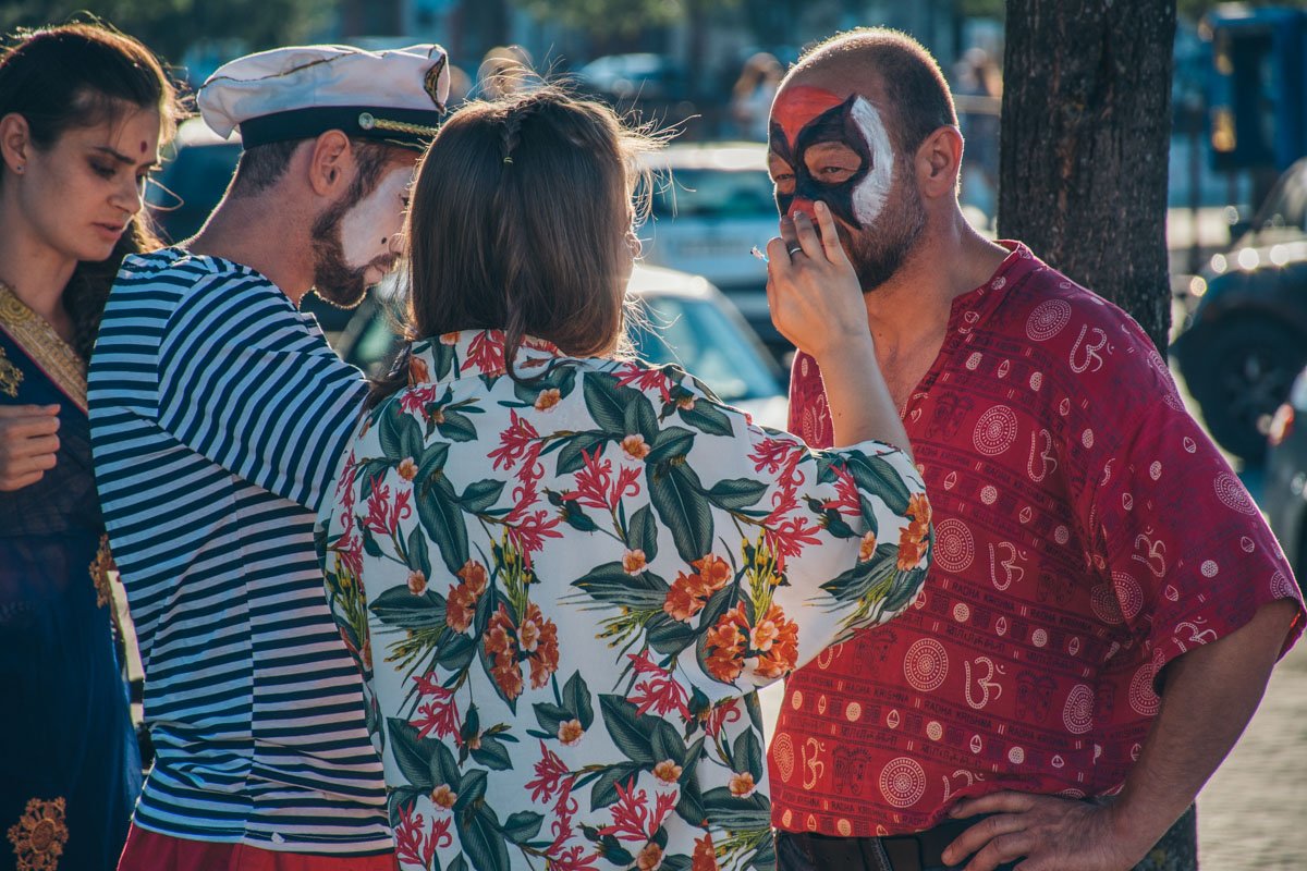 Пришли около 40 человек и вместе провели театрализованную постановку Пришли около 40 человек и вместе провели театрализованную постановку