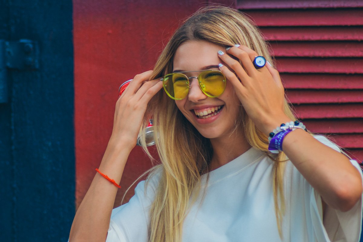 Очень харизматичная девушка