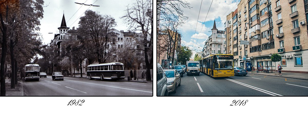 Главная черта улицы Сечевых Стрельцов - это ее оживленность