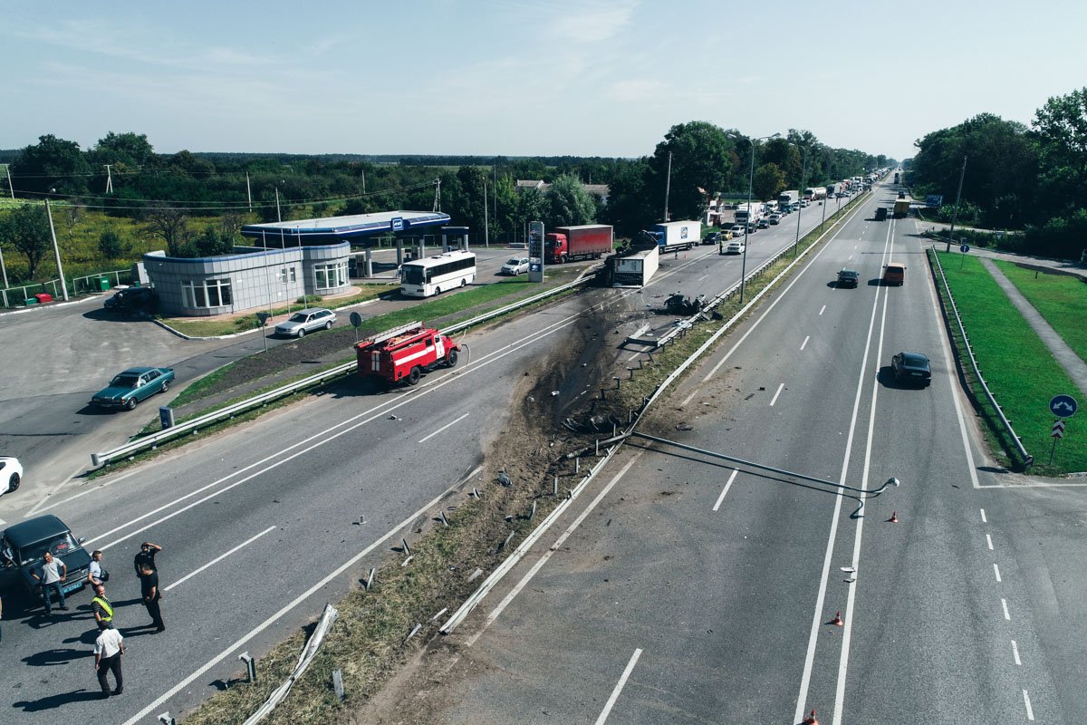 Движение в сторону Киева не затруднено