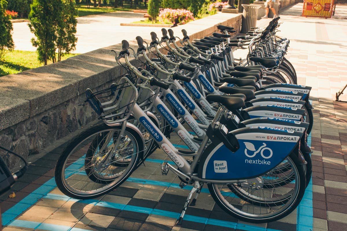  В Киеве официально заработала система велопроката "Bike sharing»