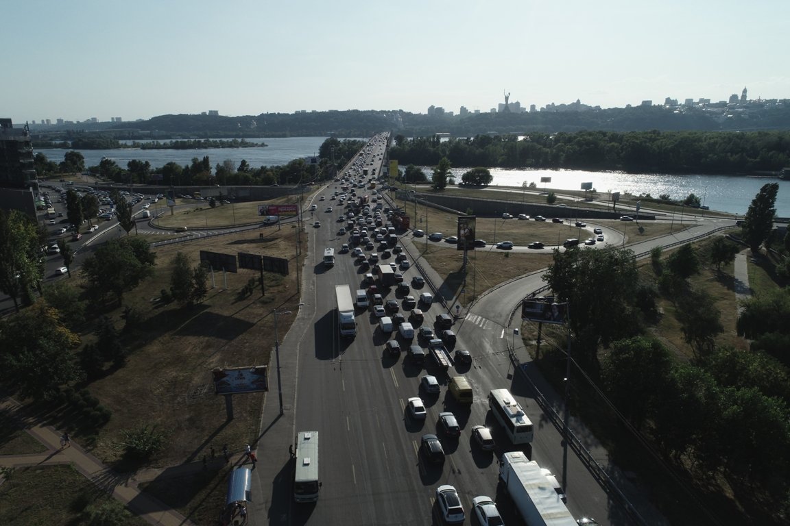 Пробка с высоты Пробка с высоты