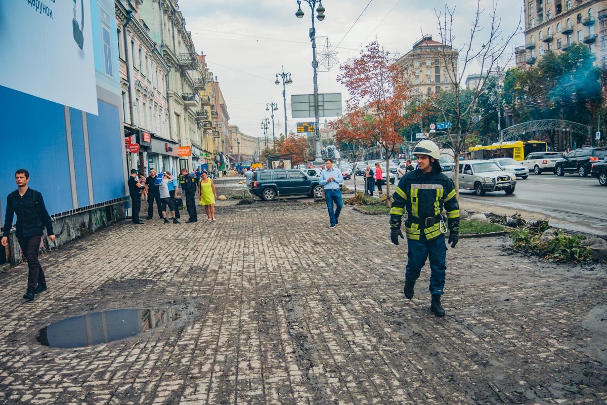 Улица после ночного потопа
