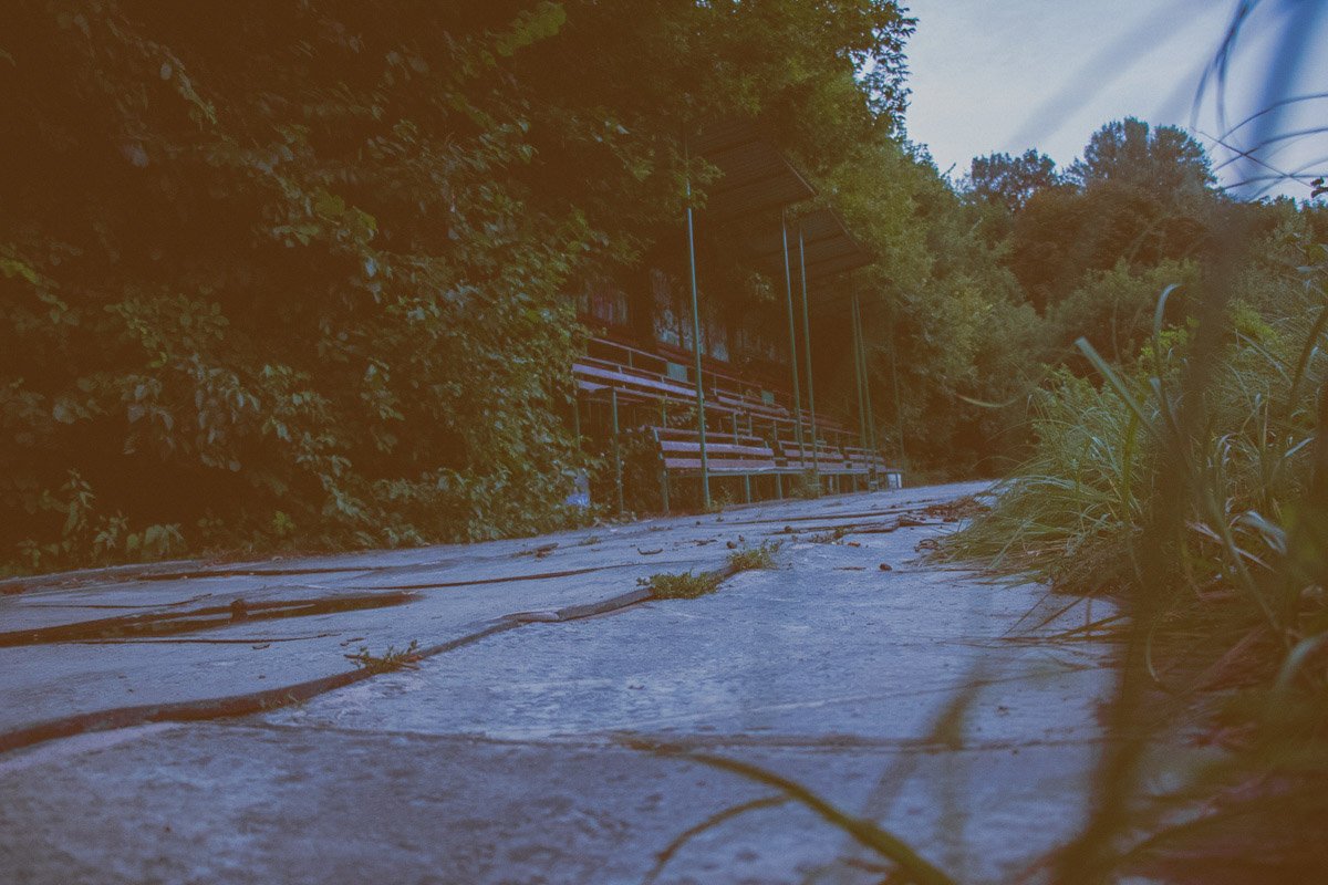 Раньше здесь бегали стометровку и проводили соревнования