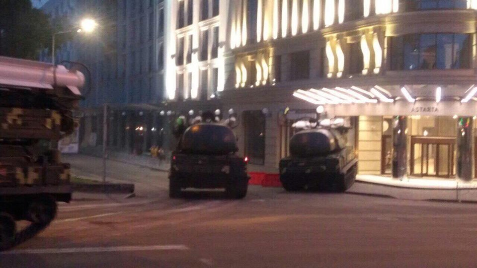 ЧП с военной техникой произошло около 22:00