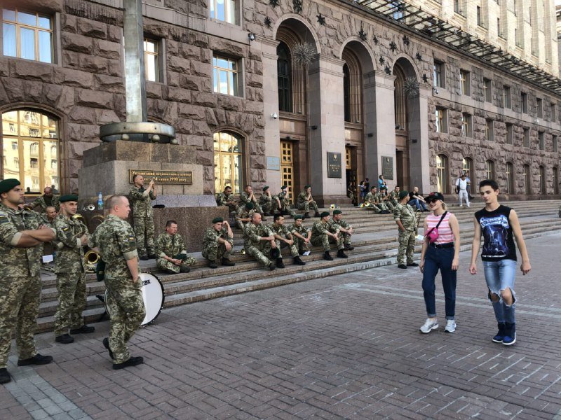 Еще одна репетиция пройдет в центре Киева 22 августа