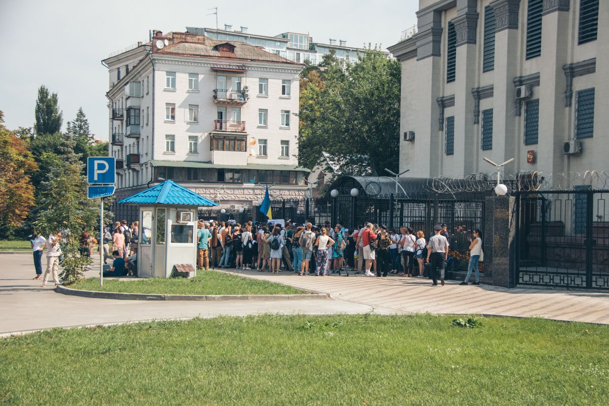 21 августа на Воздухофлотском проспекте прошла акция в поддержку Олега Сенцова