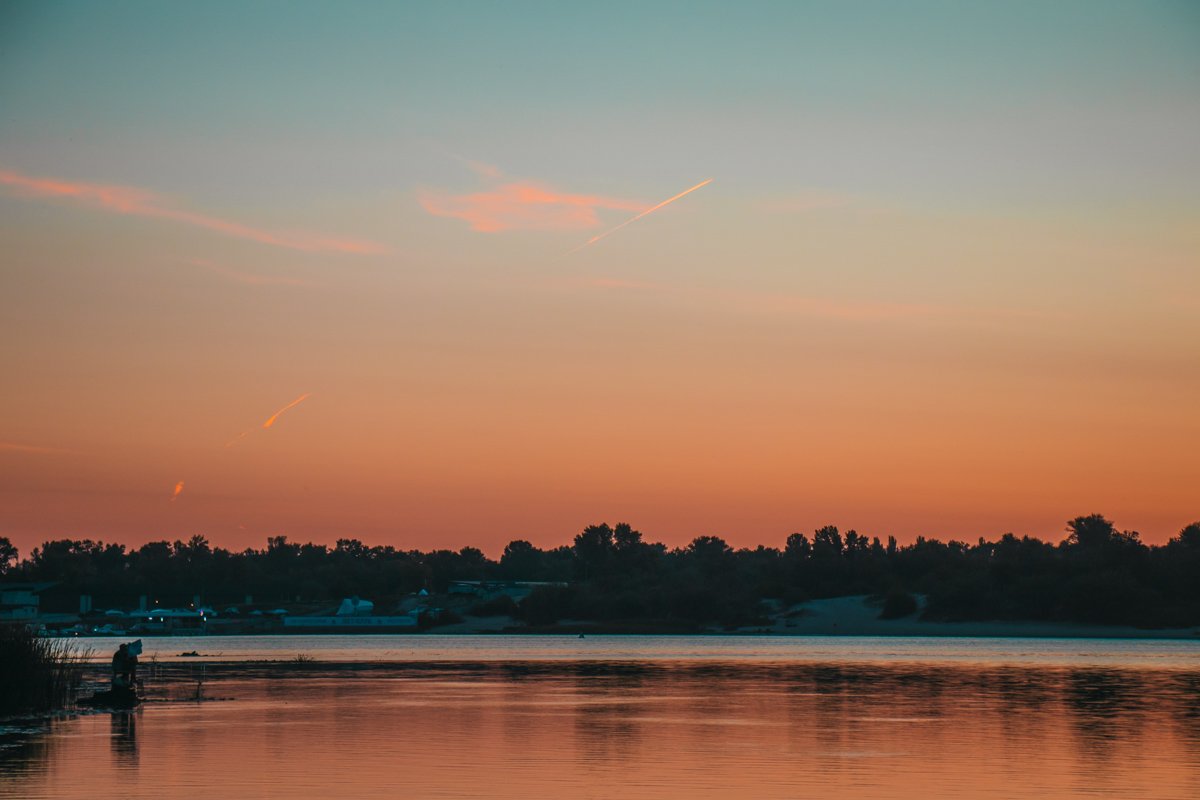 Красноватое небо - самое красивое