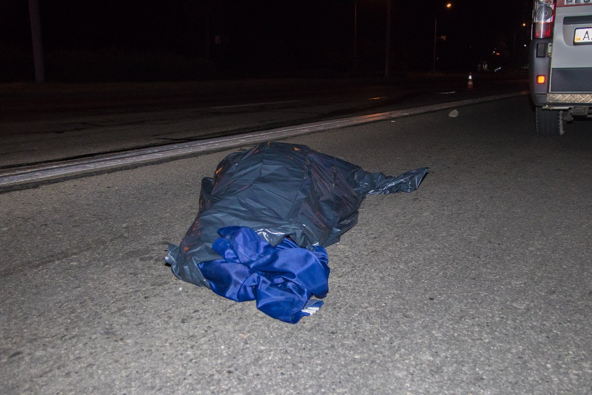 Пешеход пытался перебежать дорогу