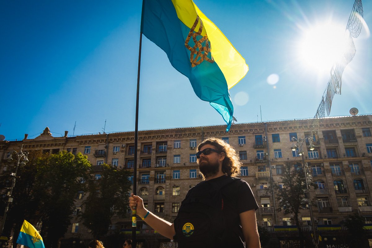 В честь тех, кто отдал жизнь за Украину, Кличко объявил минуту молчания В честь тех, кто отдал жизнь за Украину, Кличко объявил минуту молчания