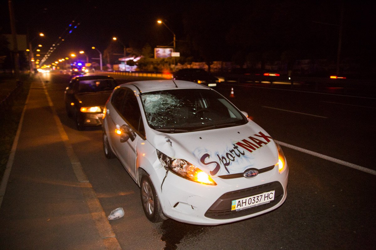 В Киеве на проспекте Победы, напротив зоопарка произошло смертельное ДТП