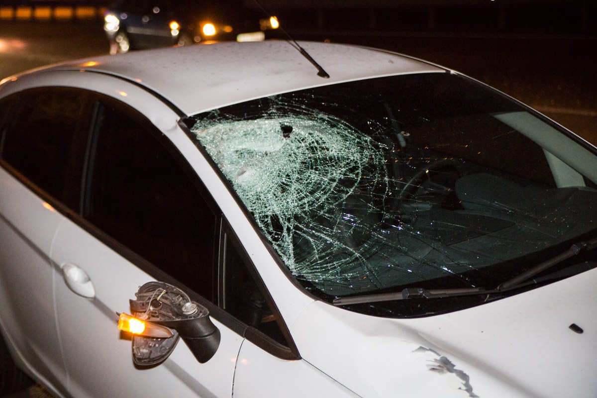 Ford Fiesta сбил мужчину первым