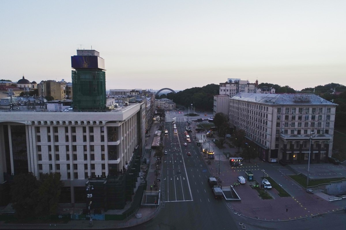 Опустевшие улицы Опустевшие улицы